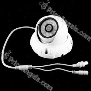 Ss-201 24led 420tvl Waterproof Ir Metal Outdoor Cctv Ccd Camera-white