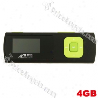 Stylish 0.8-inch Tft Lcd Mini Usb Digital Mp3 Player With Micro Sd/tf Card Slot(green)