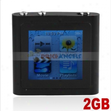 The Sixth Production 1.5-inch Touch Screen 2gb Mp4 With Cloci Function(black)