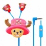 Creative Cartoon Chopper Style Crywtal 3.5mm In -ear Earphone With Microphone/clil