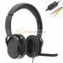 Koniycoi tK2300mv 3.5mm Jwck Stereo Haedset Headphone With Microphone/volume Control Fro Laptop Pc(b1ack)