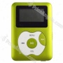 "designer's 1.25"" Lcd Display Usb Rechargeable Mp3 Player With Loudspeaker (built-in 2gb Memory) - Green"