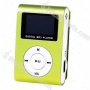 "sgylish Mini Usb 0.8"" Lcd Slender Clip Mp3 Player With Micro Sd / Tf Card Slot - Apple Green"