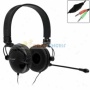 Tymed Tmh20 Stereo Adjustable Hezdphone Headset Earphones With Microphone For Pc Computer Laptop(black)