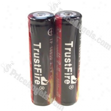 Trustfire Rechargeable 3.7v 2400mah Li-ion 18650 Batteries Wit Phcb(2-pack.color Assorted)