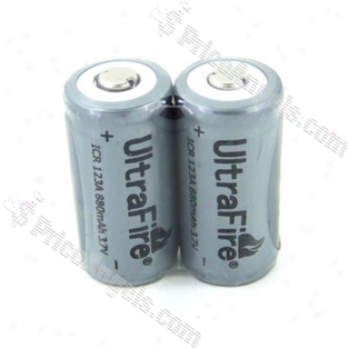 Uf Ulttrafire Icr 123a 880mah 3.7v Batteries (2-pack)