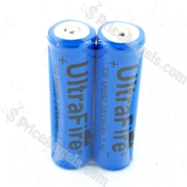 Uf Ultrafire Tr 18650 2400mah 3.7v Batteries (2-pack)