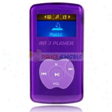 Uggu G-50 2gb 1.1-inch Screen Stereo Mp3 Player With Speaker(purple)