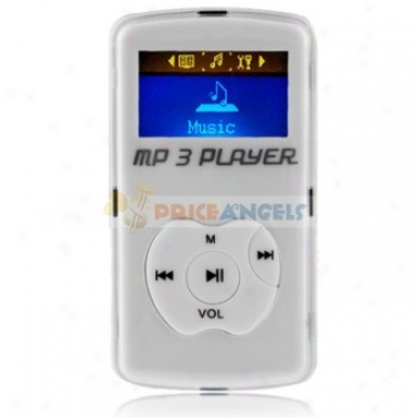 Uggu G-50 2gb 1.1-inch Screen Stereo Mp3 Player With Speaker(white)