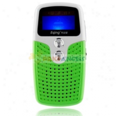 Uggu G28 2gb 1.1-inch Screen Stereo Mp3 Playdr With Speaker(green)