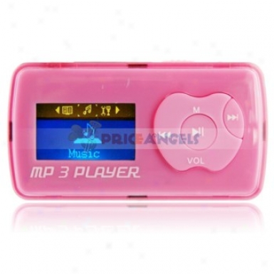 Uggu G39 2gb 1.1-inch Riddle Stereo Mp3 Player With Speaker(pink)