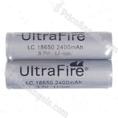 Ultrafire Protected 18650 3.7v 2400mah Batteries (2-pack)