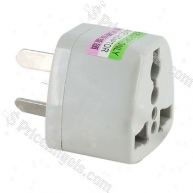 Universal Outlet Power Adapter Australian Plug(silver)