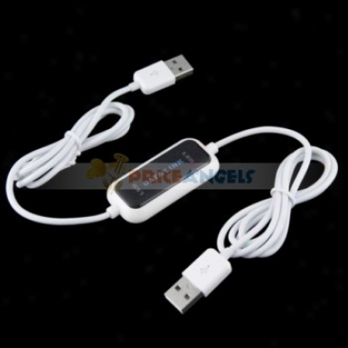 Usb Data Share Transfer File Data Link Online Cable For Computer(white)