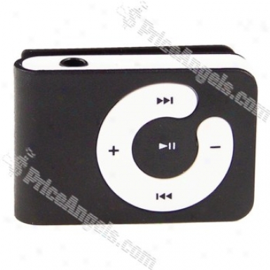 Usb Rechargeable Portabie Mini Slim Clip Mp3 Player-black(2gb)