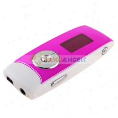 Wk-311 1.1-inch Lcd Screen Portable 4gb Digital Mp3 Player Music Player With Fm(peach)