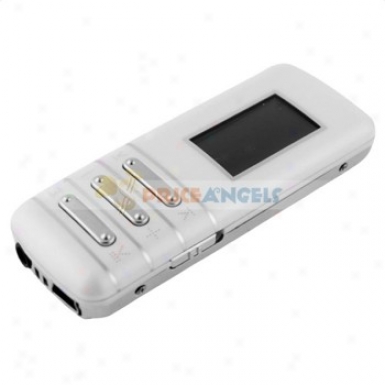 Wk-525 1.1-inch Lcd Screen Portable 4gb Digital Mp3 Player Music Player With Fm(white)