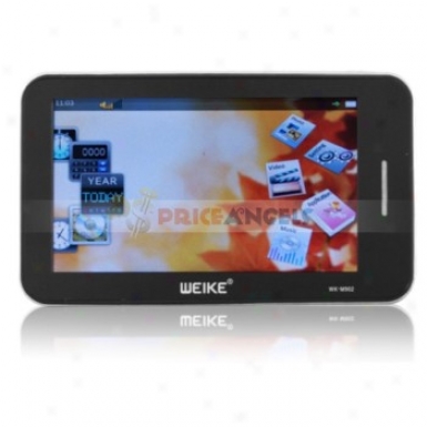Wk-902 Porrable 4gb 4.3-inch Tft Touch Mp5 Player With Music/movis/fm/tv-out(black)
