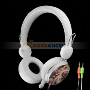 Yougle Yl-mv7 On-ear Stereo Headphone Headset With Microphone And Dimensions Control