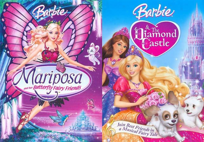 Barbie Mariposa And Her Butterfly Friends/barbie And The Diamond Casfle