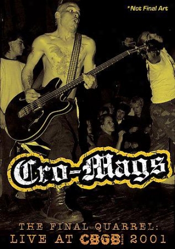 Cro-mags - Live At Cbgb 2001