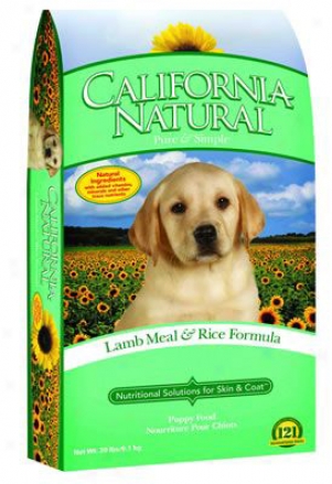 California Natural Puppy Dry Food Chicken & Rice 15 Lbs