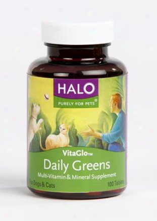 Halo Vitaglo Daily Greens Herbal Dog & Cat Supplement