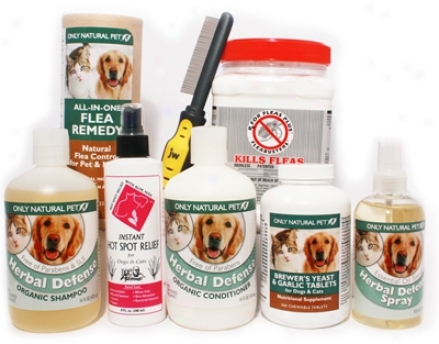 Moderate Nat8ral Flea Care Kit For Dogs