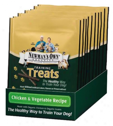 Newmans Dog Training Treats Chicken&vegetable 6-pk