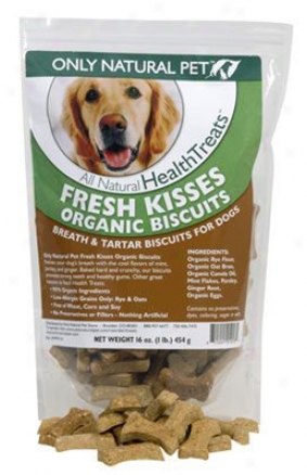 Only Natural Pet Fresh Kisses Dog Biscuits 1 Lb