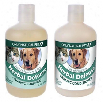 Only Natural Pet Herbal Defense Shampoo 16 Oz