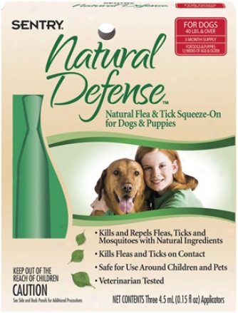 Sentry Naturaldefense Dog Squeeze-on 40 Lbs. +