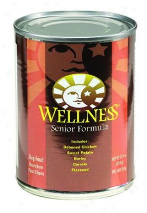 Wellness Senior Formula Canned Dog Food 6 Oz Case 24