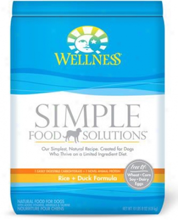 Wellness Simple Solutions Dry Dog Duck 26 Lbs