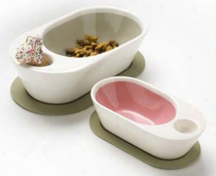 Wetnoz Zen Collection Small Rose Pet Bowl (ss)