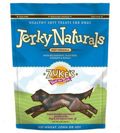 Zukes Jerky Naturals Beef 6 Oz