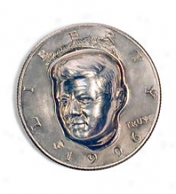 3-d Jfk Half Dollar U.s. Collector Coin