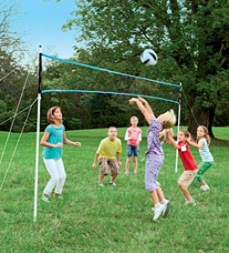 Adjustable Volleyball/badminton Two-game Combo Set