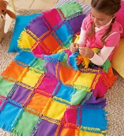 Alex Toys Fleece Knot-a-quilt Kit