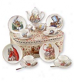 Alice In Wonderland Tea Set