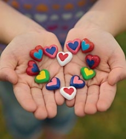 Sack Of Ceramic Hearts