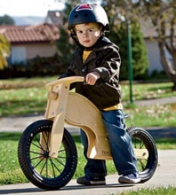 Birch Wood Adjustable Balance Bike