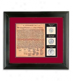 Birth Of A Nation Declaration Of Independence And U.s. Coin Collector Set