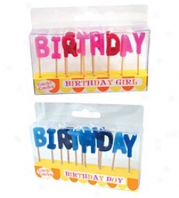 Birthday Boy/girl Candid Candles