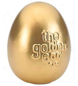Ceramic Golden Easter Egg
