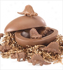 Chocolate Dinosauf Egg, 10 Oz.