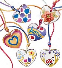 Color My Heart Chandelier Necklace Crft Kit