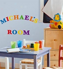 Colorful Alphabet And Number Repositionable Wall Decals