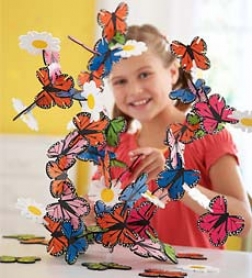 Connectagons?? Butterflies And Flowers Building Set