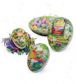 Decoupage Nesting Eggs, Set Of 3